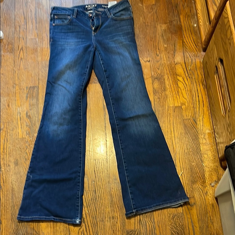 Ariat Blue Flare Wide Leg Jeans